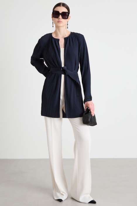 Pleated jersey jacket Intrend