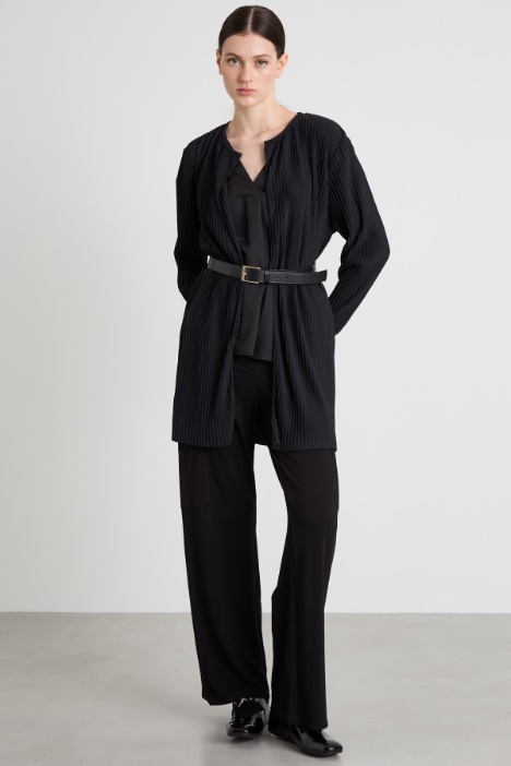 Pleated jersey jacket Intrend