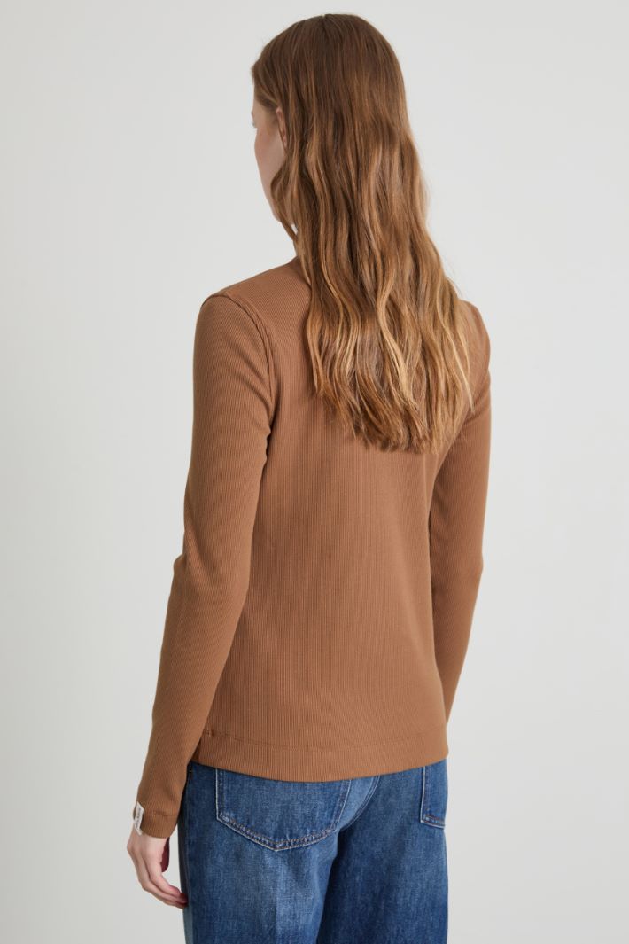 Cardigan con zip