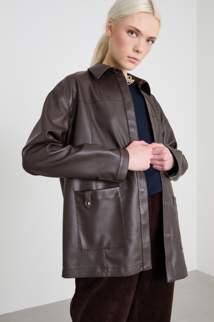 Giacca similpelle