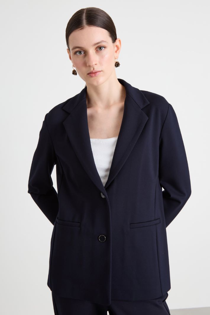 Blazer sfiancato in jersey Intrend