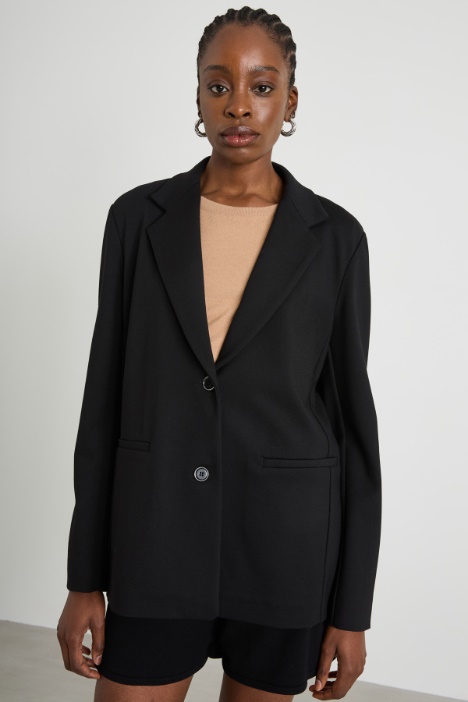 Jersey fitted blazer Intrend