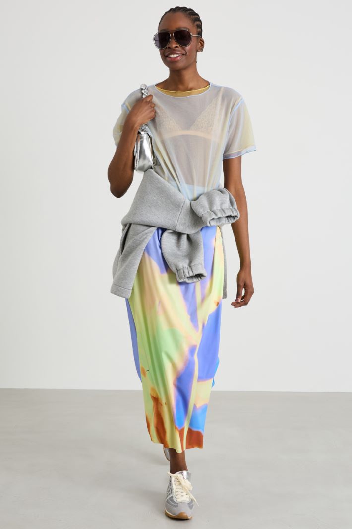 Doppia T-shirt in jersey tulle Intrend - 3
