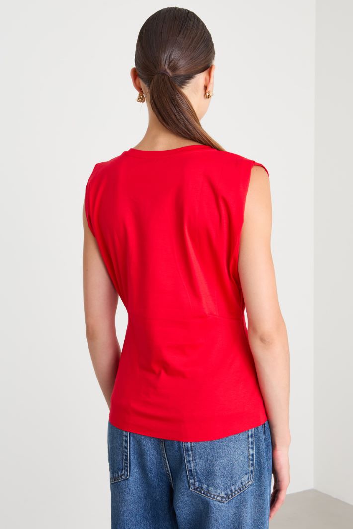 Camiseta plisada Intrend - 2