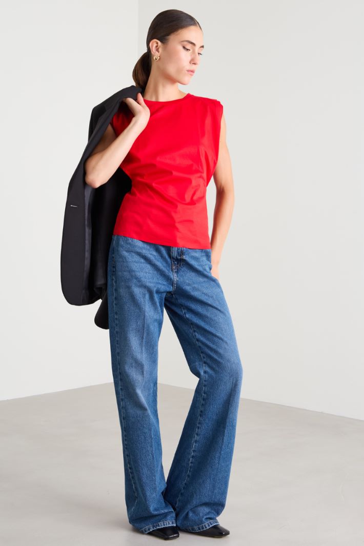 Camiseta plisada Intrend - 3