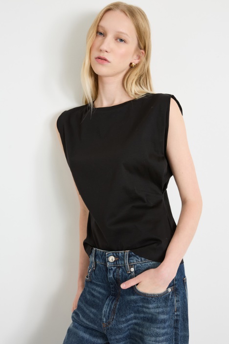 T-shirt con pieghe Intrend