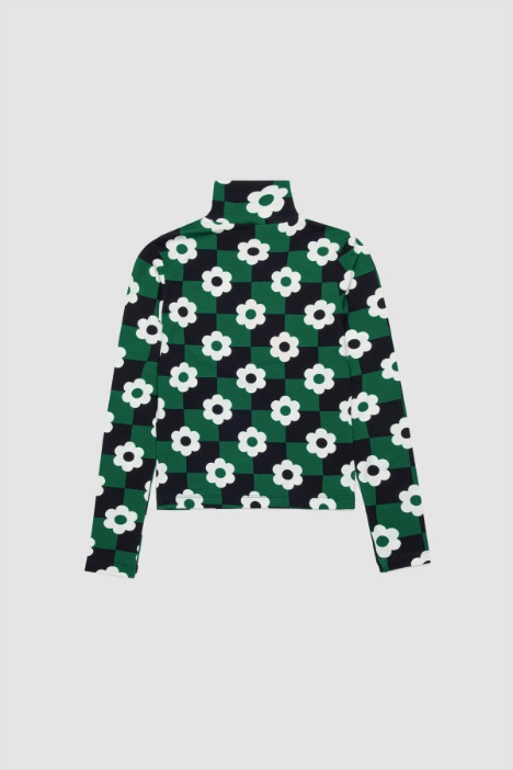 Jersey de cuello alto con estampado NIÑO