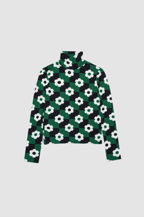 Allover print sweater Intrend