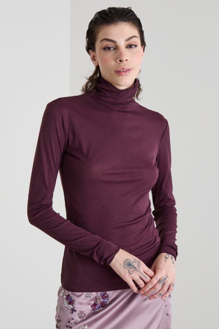 Tulle turtleneck Intrend