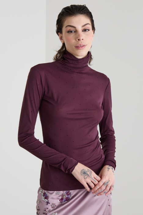 Tulle turtleneck Intrend