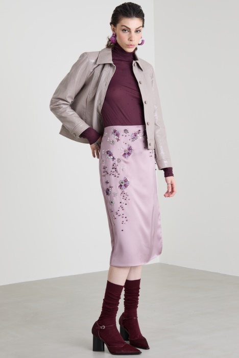 Tulle turtleneck Intrend
