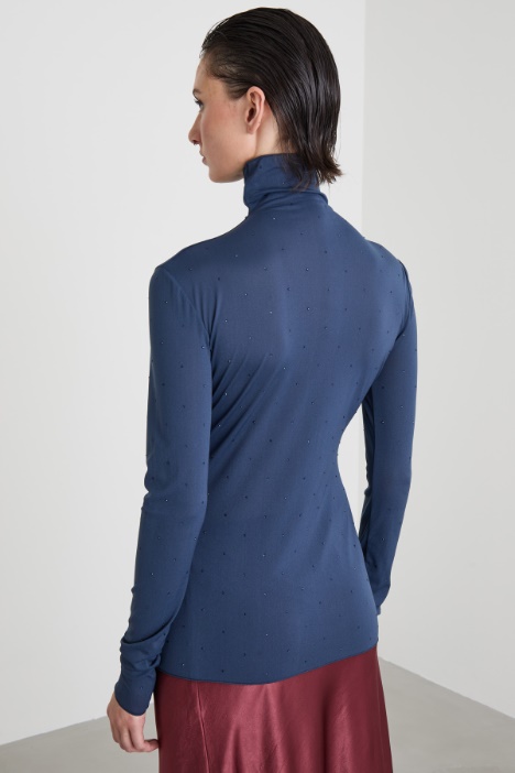 Dolcevita in jersey calza