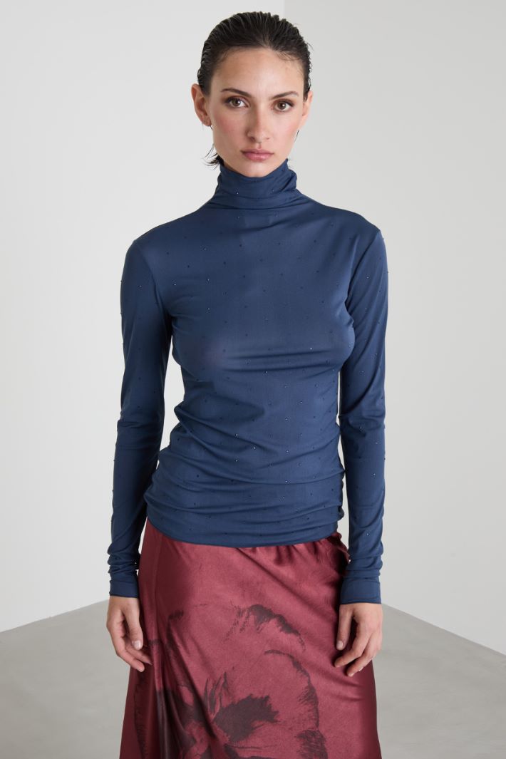 Tulle turtleneck Intrend