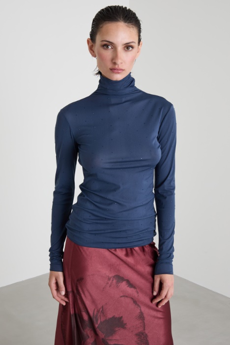Tulle turtleneck Intrend