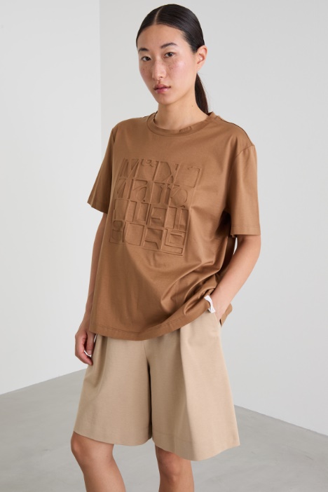 T-shirt con stampa tridimensionale Intrend