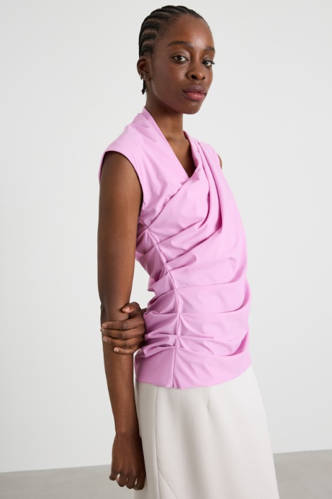 Draped jersey top Intrend