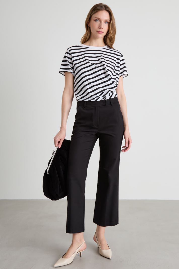 T-shirt con drappeggio Intrend - 3