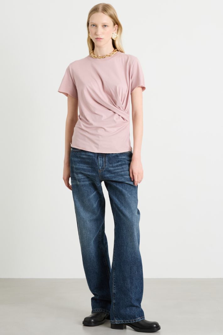 T-shirt con drappeggio Intrend - 3