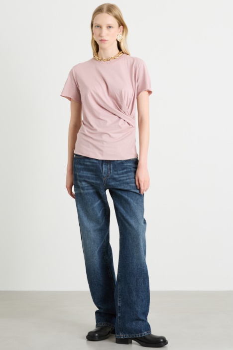 Camiseta drapeada Intrend