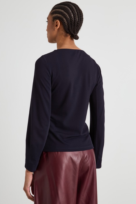 T-shirt in jersey fluido