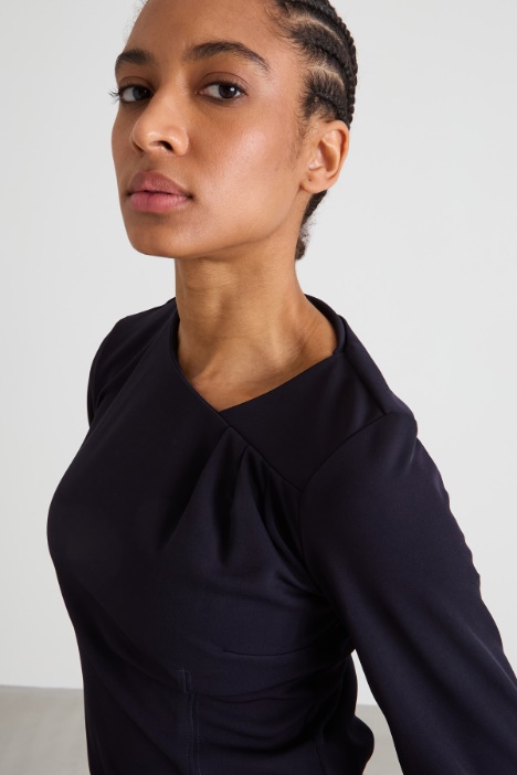 T-shirt in jersey fluido