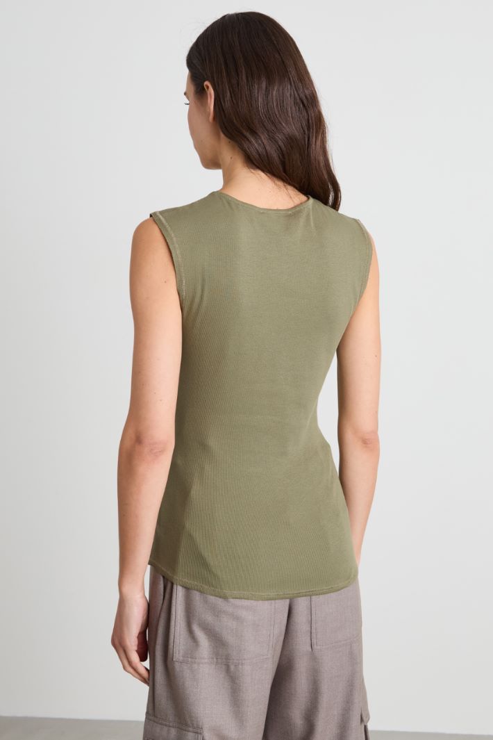Draped jersey top Intrend - 2