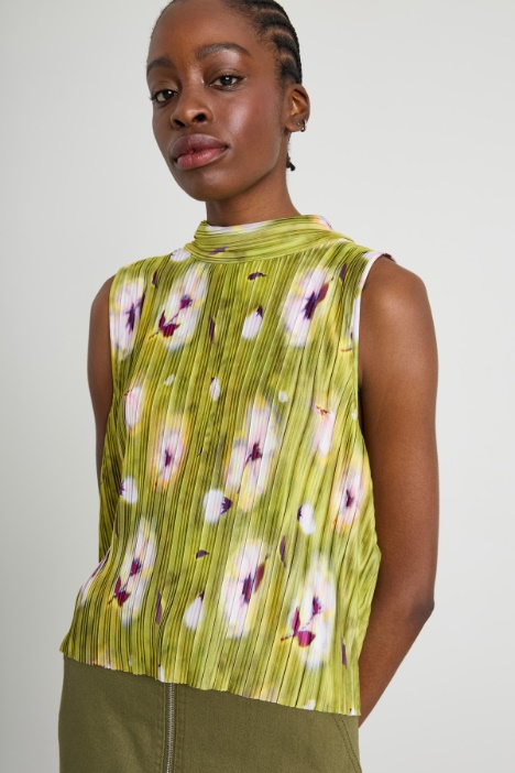 Pleated jersey top Intrend