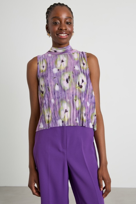 Pleated jersey top Intrend