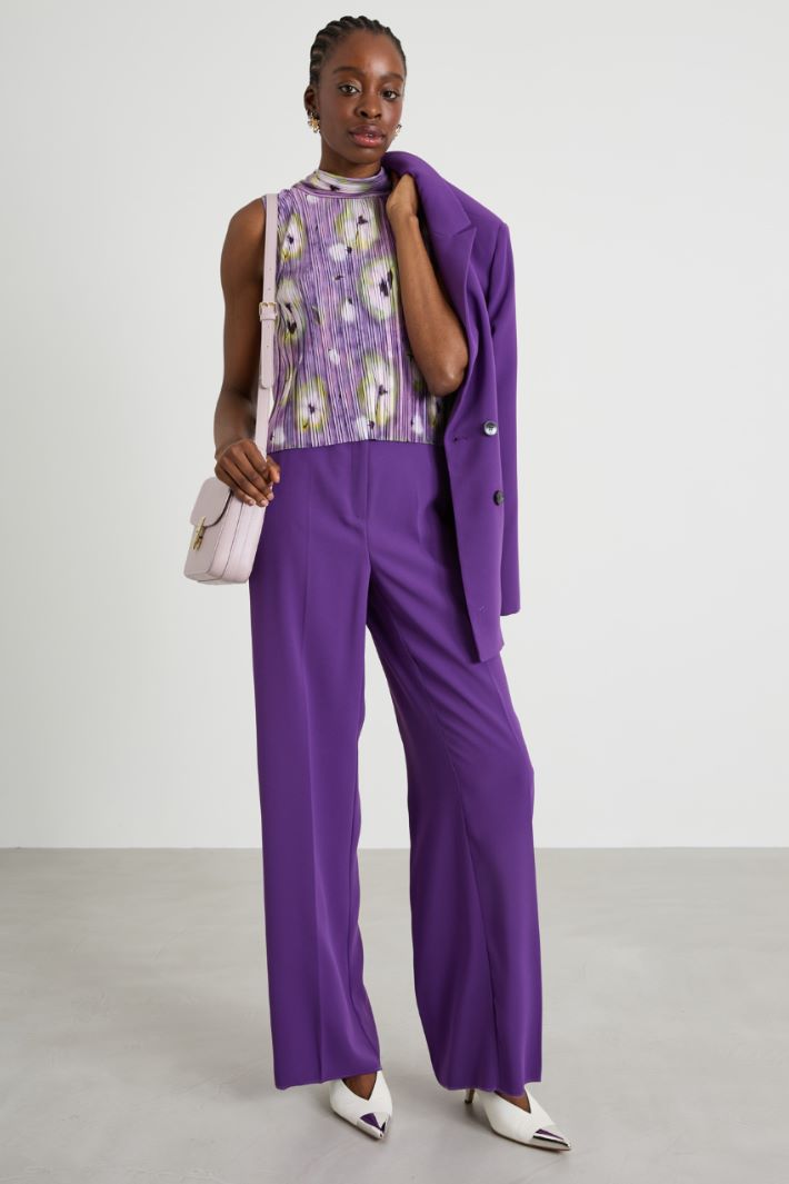 Pleated jersey top Intrend - 3