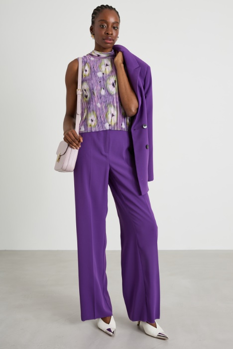 Pleated jersey top Intrend