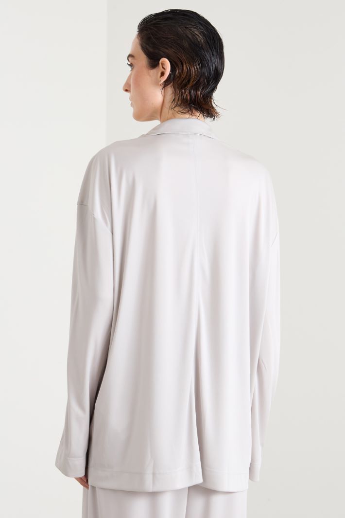 Blusa de punto de satén fluido Intrend - 2