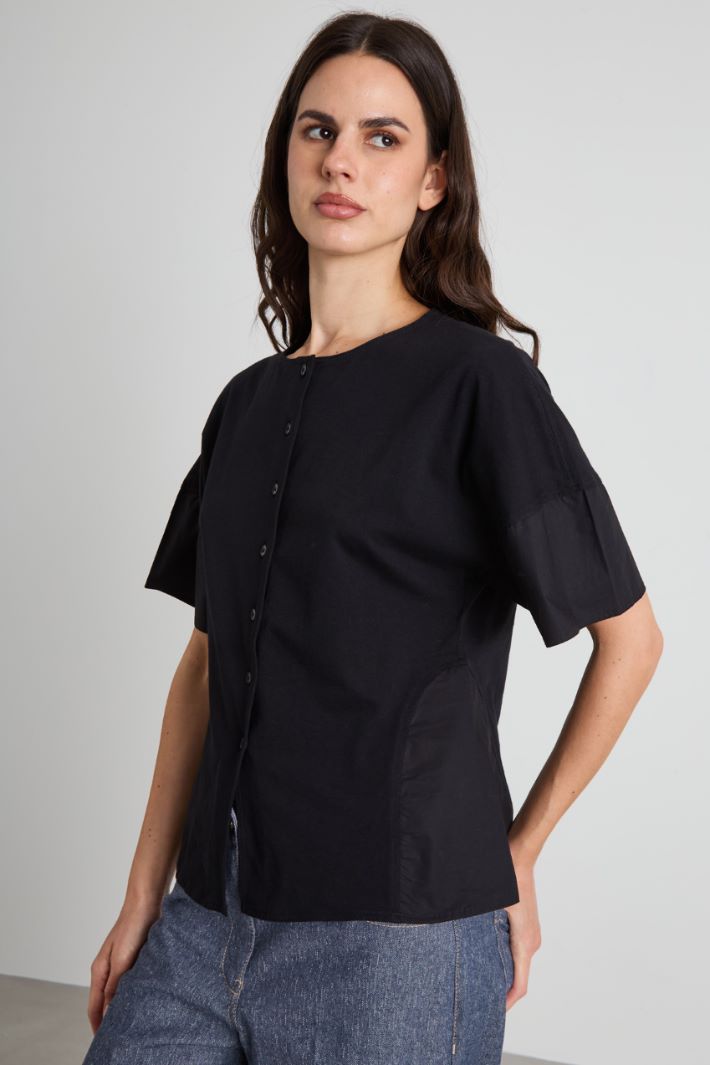 Camiseta de punto con botones Intrend