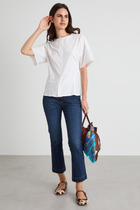 Camiseta de punto con botones Intrend