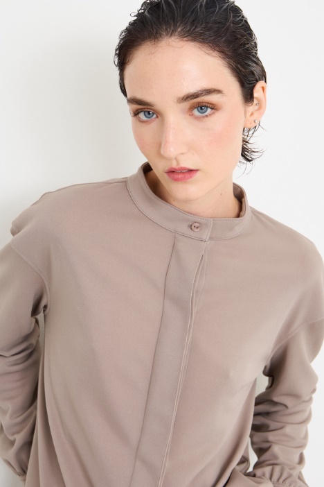 Camicia in jersey tecnico