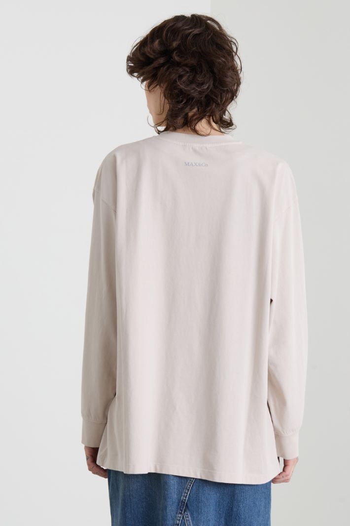 T-shirt oversize con stampa Intrend - 2
