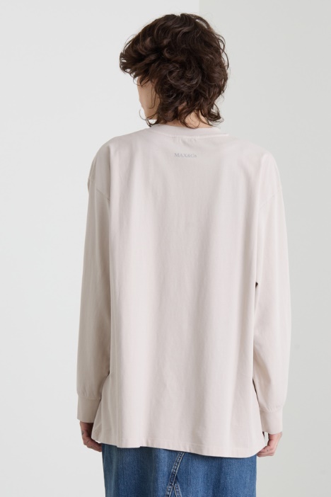 T-shirt oversize con stampa Intrend - 3