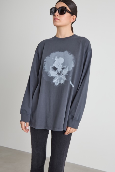 T-shirt oversize con stampa Intrend