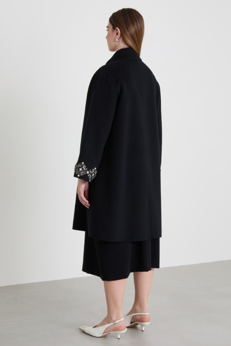 Cappotto in lana con pietre Intrend - 3
