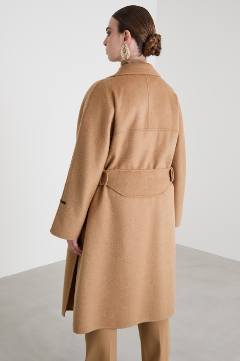 Cappotto in drap con cintura Intrend - 3
