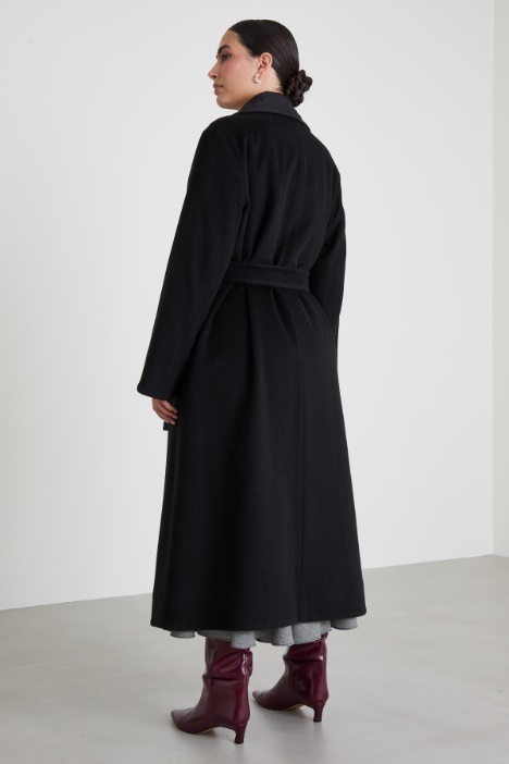 Cappotto reversbile in drap e tela Intrend - 3
