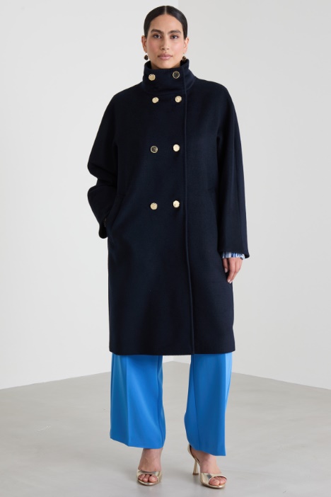 Cappotto doppiopetto in drap Intrend - 2