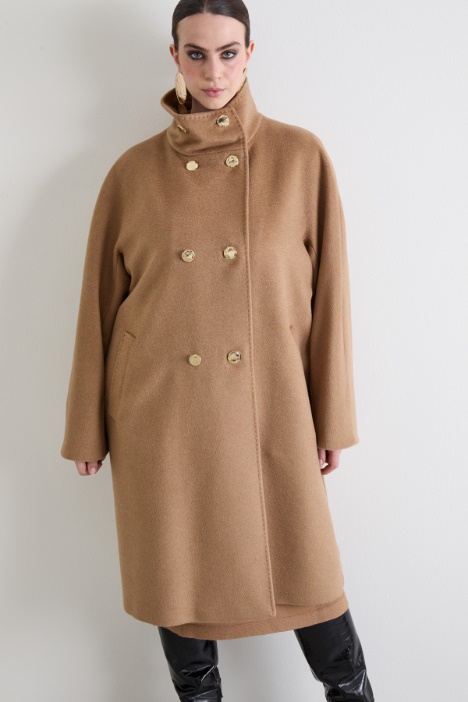 Cappotto doppiopetto in drap Intrend - 2
