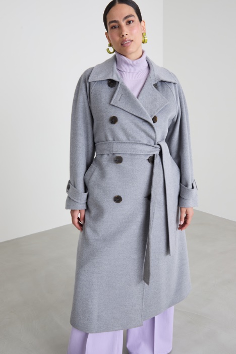Cappotto in drap zibellinato Intrend - 2