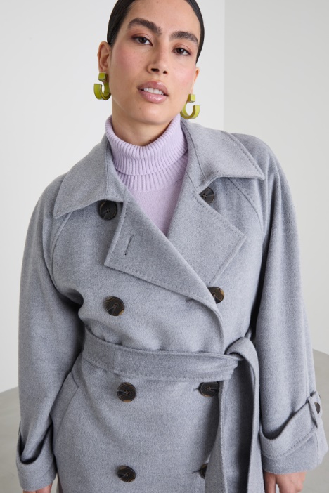 Cappotto in drap zibellinato Intrend - 2