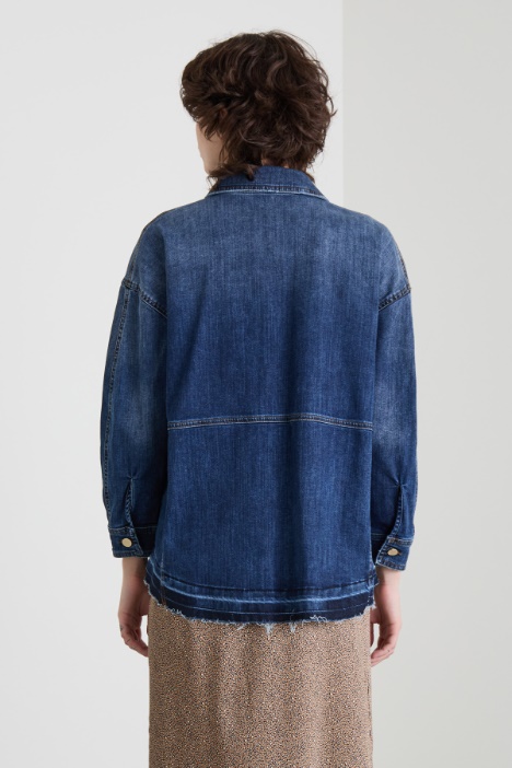 Giacca morbida in denim