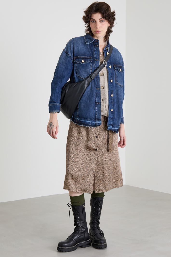 Loose-fit denim jacket Intrend - 3