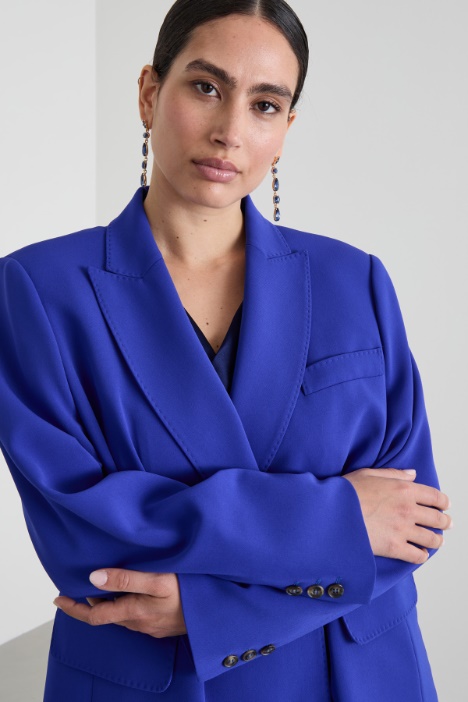 Blazer doppiopetto in cady