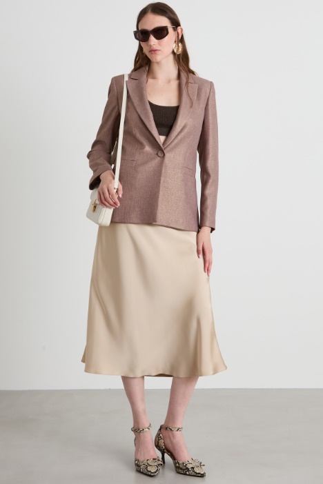 Blazer with laminated finish Intrend