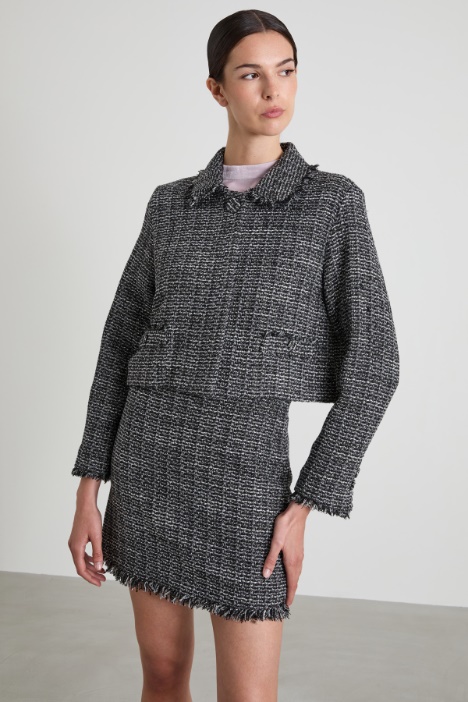 Lamé tweed jacket Intrend