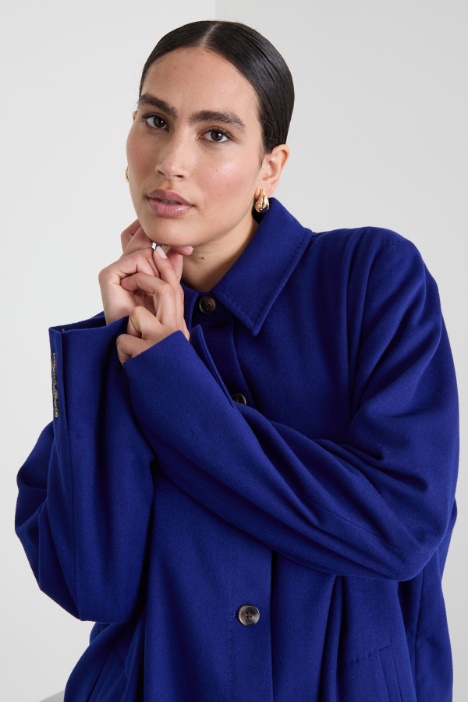 Cappotto a camicia in drap Intrend - 2